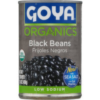 Goya Black Beans, Low Sodium, 15.5 Ounce