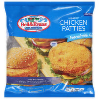 Bell & Evans Chicken Patties, Breaded, 36 Ounce