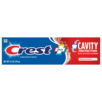 Crest Toothpaste, Regular Paste, Cavity Protection, Fluoride, Anticavity, 4.2 Ounce