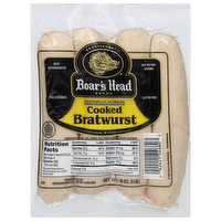 Boar's Head Bratwurst, Cooked, Natural Casing, 16 Ounce