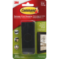 Command Picture Hanging Strips, Large, 4 Each