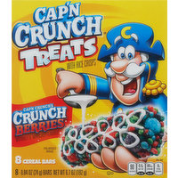 Cap'n Crunch Cereal Bars, with Rice Crisps, Crunch Berries, 8 Each