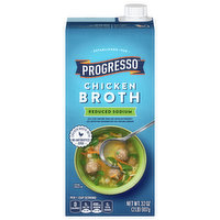 Progresso Broth, Reduced Sodium, Chicken, 32 Ounce