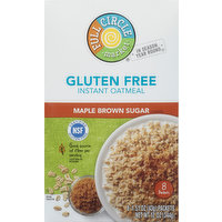 Full Circle Market Instant Oatmeal, Gluten Free, Maple Brown Sugar, 8 Each