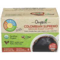 Full Circle Market Medium Roast Colombian Supremo 100% Arabica Coffee Single Serve Pods, 3.59 Ounce