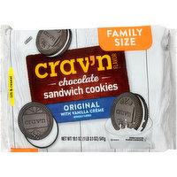 Crav'n Flavor Original With Vanilla Creme Chocolate Sandwich Cookies, 19.1 Ounce