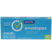 Simply Done Self-Seal Security Envelopes, 1 Each