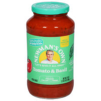 Newman's Own Pasta Sauce, Tomato & Basil, 24 Ounce