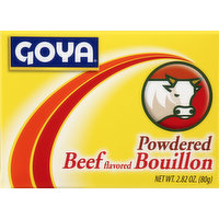 Goya Bouillon, Powdered, Beef Flavored, 2.82 Ounce