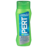 Pert Shampoo & Conditioner, Anti-Dandruff, Classic Clean, 2 in 1, 13.5 Fluid ounce