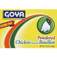 Goya Bouillon, Powdered, Chicken Flavored, Econo Pak, 7.05 Ounce