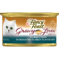 Fancy Feast Gravy Wet Cat Food, Gravy Lovers Turkey Feast in Roasted Turkey Flavor Gravy, 3 Ounce