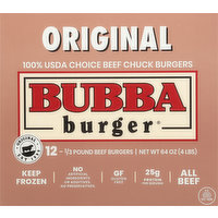 Bubba Burger Burgers, Original, 12 Each