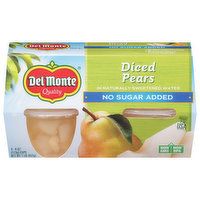 Del Monte Pears, Diced, 4 Each