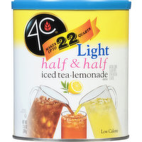 4C Half & Half Mix, Iced Tea/Lemonade, Light, 13.9 Ounce