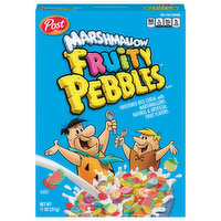 Fruity Pebbles Cereal, Marshmallow, 11 Ounce