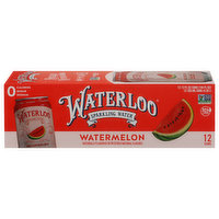Waterloo Sparkling Water, Watermelon, 12 Each
