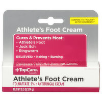 TopCare Athlete's Foot Cream, 0.5 Ounce