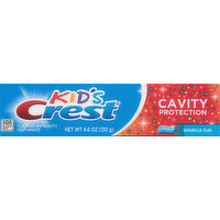 Crest Toothpaste, Fluoride Anticavity, Sparkle Fun, Cavity Protection, 4.6 Ounce