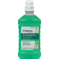 TopCare Mouth Rinse, Antiseptic, Spring Mint, 50.7 Ounce