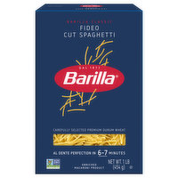 Barilla Spaghetti, Cut, Fideo, 1 Pound