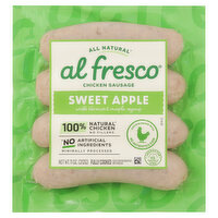 Al Fresco Chicken Sausage, Sweet Apple, 11 Ounce