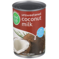 Food Club Unsweetened Coconut Milk, 13.5 Fluid ounce