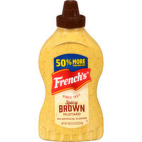 French's Mustard, Brown, Spicy, 18 Ounce