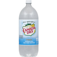 Canada Dry Seltzer Water, Sparkling, Original, 2 Litre