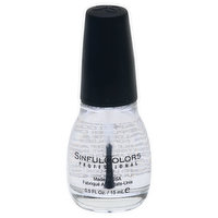 SinfulColors Nail Colour, Clear Coat 1064, 0.5 Ounce