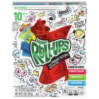 Fruit Roll-Ups Fruit Flavored Snacks, Assorted, Variety Pack, 10 Each