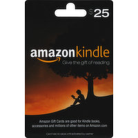 Amazon Kindle Gift Card, $25, 1 Each