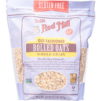 Bob's Red Mill Rolled Oats, Whole Grain, Old Fashioned, 32 Ounce