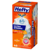 Hefty TwistTie Trash Bags, Large, 40 Gallon, Shop