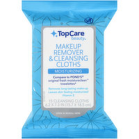 TopCare Moisturizing Makeup Remover & Cleansing Cloths, 15 Each