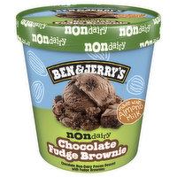 Ben & Jerry's Frozen Dessert, Non-Dairy, Chocolate Fudge Brownie, 1 Pint