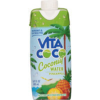 Vita Coco Coconut Water, Pineapple, 16.9 Fluid ounce