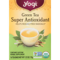 Yogi Green Tea, Super Antioxidant, Tea Bags, 16 Each