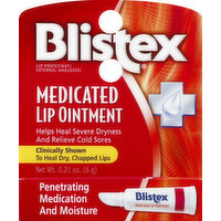 Blistex Lip Ointment, Medicated, 0.21 Ounce