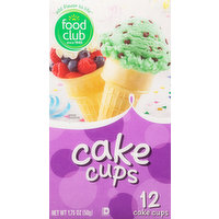 Food Club Cake Cups, 12 Each