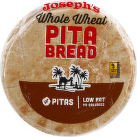 Josephs Pita Bread, Whole Wheat, 4 Each