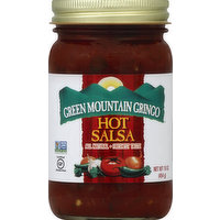 Green Mountain Gringo Salsa, Hot, 16 Ounce