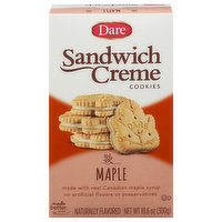 Dare Cookies, Sandwich Creme, Maple, 10.6 Ounce