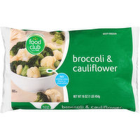 Food Club Broccoli & Cauliflower, 16 Ounce