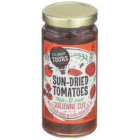 Culinary Tours Julienne Cut Sun-Dried Tomatoes With Italian Herbs In Extra Virgin Olive Oil, 8.5 Ounce