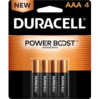 Duracell Batteries, Alkaline, AAA, 1.5 V, 4 Each