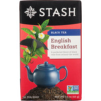 Stash Black Tea, English Breakfast, Tea Bags, 20 Each