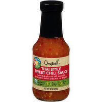 Full Circle Market Thai Style Sweet And Spicy Red Chili Sauce With Ginger, Garlic, Lemon Grass And Red Jalapenos, 12 Ounce