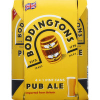 Boddingtons Beer, Pub Ale, 4 Each
