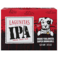 Lagunitas Brewing Co Beer, IPA, 12 Each